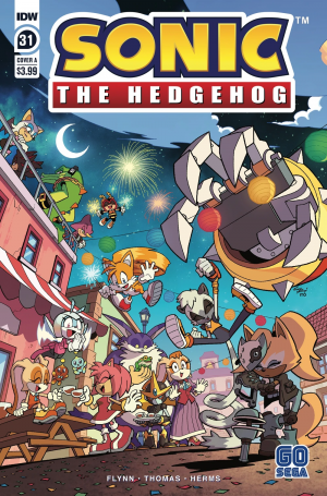 Every IDW Sonic Issue — option 31