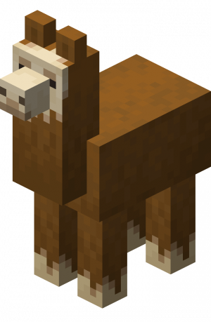 Zzzzz 1765163622llama Brown — Minecraft Mobs including Mods option 100