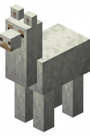 Zzzzz 1765163622llama Gray — Minecraft Mobs including Mods option 104