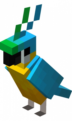 Zzzzz 1765163623parrot Cyan — Minecraft Mobs including Mods option 134