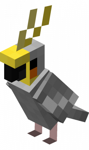 Zzzzz 1765163623parrot Gray — Minecraft Mobs including Mods option 135