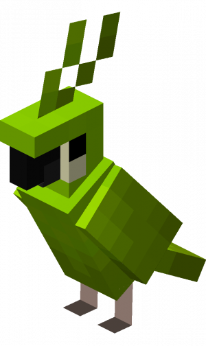 Zzzzz 1765163623parrot Green — Minecraft Mobs including Mods option 136