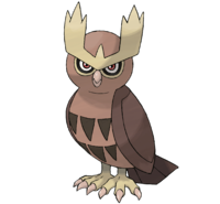 Noctowl — fully evolved flying types option 47