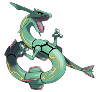 Rayquaza — fully evolved flying types option 55