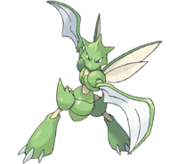 Scyther — fully evolved flying types option 58