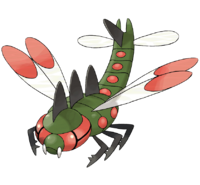 Yanmega — fully evolved flying types option 77