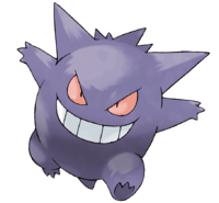 Gengar — fully evolved ghost types option 18