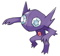 Sableye — fully evolved ghost types option 39