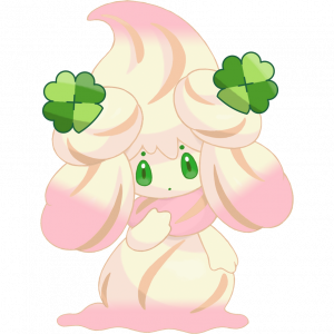 Zzzzz 17330396580869 Alcremie Ruby Swirl Clover — All Pokémon (2024) option 1308