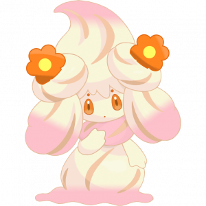 Zzzzz 17330396580869 Alcremie Ruby Swirl Flower — All Pokémon (2024) option 1309