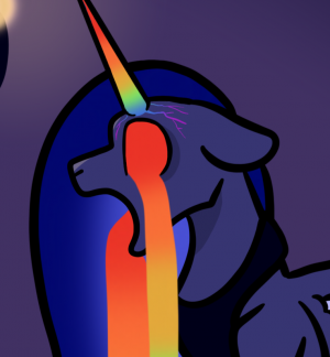Princess Luna — The Blue Eyes Infection option 100