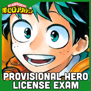 Boku No Hero Academia 8 Provisional Hero License Exam — Shounen Arcs option 45