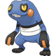 0410 Croagunk — Fighting Type Pokémon option 43