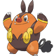 0440 Pignite — Fighting Type Pokémon option 46