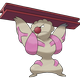 0470 Gurdurr — Fighting Type Pokémon option 50