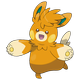 0910 Pawmot — Fighting Type Pokémon option 100