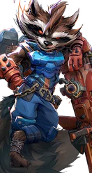 Rocket Racoon Skin 1 Base — marvel rivals characters tier list option 40