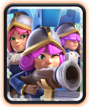 Threemusketeerscard — Clash Royale All Female Cards option 20
