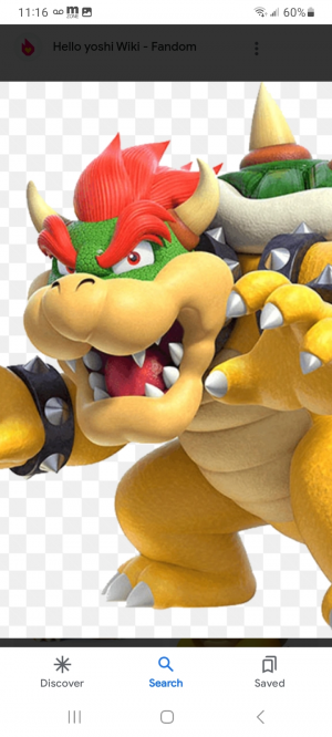 Bowser, Hello yoshi Wiki