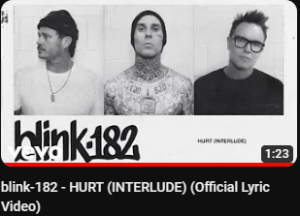 blink-182 - HURT (INTERLUDE) (Official Lyric Video) 