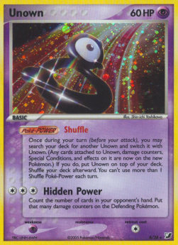 Unown D, EX Unseen Forces, TCG Card Database