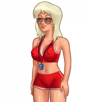 Main Character in Summertime Saga w/ QCPU Uniform by jtwist009 on DeviantArt