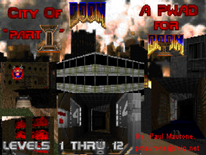 Cityofdoomtitle — Ultimate Doom WAD List option 124