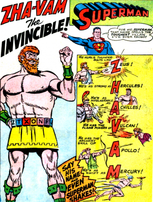 Zha Vam — Superman villains option 40
