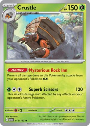 Crustle — TEF-PBL Pokemon TCG Decks option 5