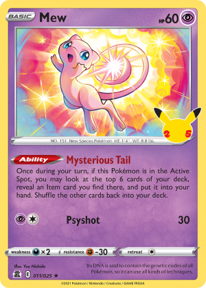Cel011mew — Every Pokemon TCG Mew card Tierlist option 40