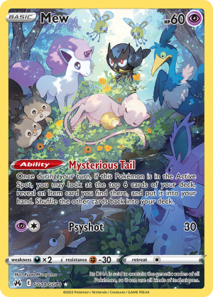 Crzgg10mew — Every Pokemon TCG Mew card Tierlist option 50