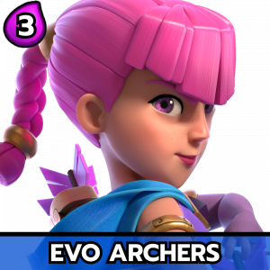 Evo Archers — All Clash Royale Cards - [Hero Barbarian Barrel] option 31