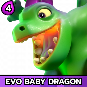 Evo Baby Dragon — All Clash Royale Cards - [Hero Barbarian Barrel] option 32