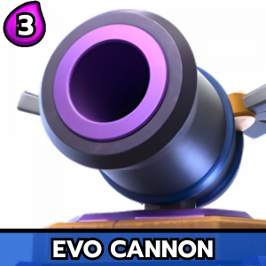 Evo Cannon — All Clash Royale Cards - [Hero Barbarian Barrel] option 37