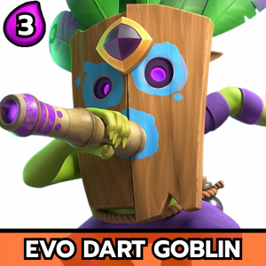 Evo Dart Goblin — All Clash Royale Cards - [Hero Barbarian Barrel] option 38