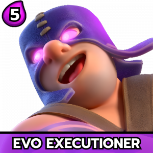 Evo Executioner — All Clash Royale Cards - [Hero Barbarian Barrel] option 40