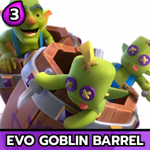 Evo Goblin Barrel — All Clash Royale Cards - [Hero Barbarian Barrel] option 44