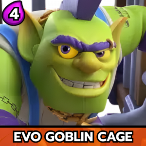 Evo Goblin Cage — All Clash Royale Cards - [Hero Barbarian Barrel] option 45