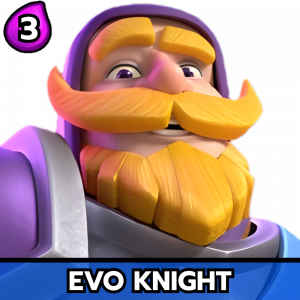 Evo Knight — All Clash Royale Cards - [Hero Barbarian Barrel] option 51