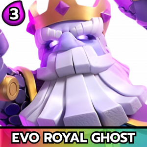 Evo Royal Ghost — All Clash Royale Cards - [Hero Barbarian Barrel] option 57