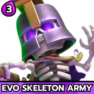 Evo Skeleton Army — All Clash Royale Cards - [Hero Barbarian Barrel] option 61