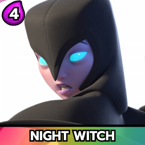Zzzzz 1761077107night Witch — All Clash Royale Cards - [Hero Barbarian Barrel] option 132