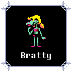 Bratty — Every Deltarune Character (Chapters 1-4) option 17
