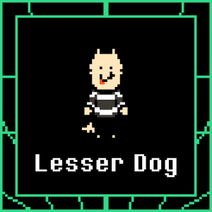 Lesserdog — Every Deltarune Character (Chapters 1-4) option 91