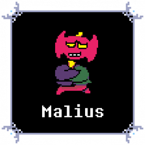 Malius — Every Deltarune Character (Chapters 1-4) option 95