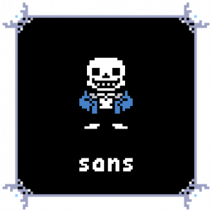 Sans — Every Deltarune Character (Chapters 1-4) option 149