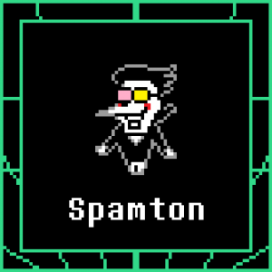 Spamton — Every Deltarune Character (Chapters 1-4) option 163