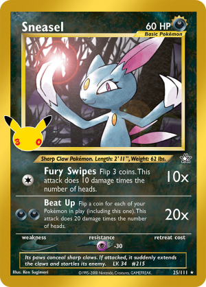 Pokemon 30th Celebration Secret Rares — option 35