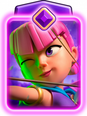 Clashroyalecardevolvedarchers — Female cards + evo and heroes (january 2026) option 5