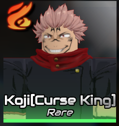 Koji Curse King — Anime World Tower Defense (Anniversary) option 306